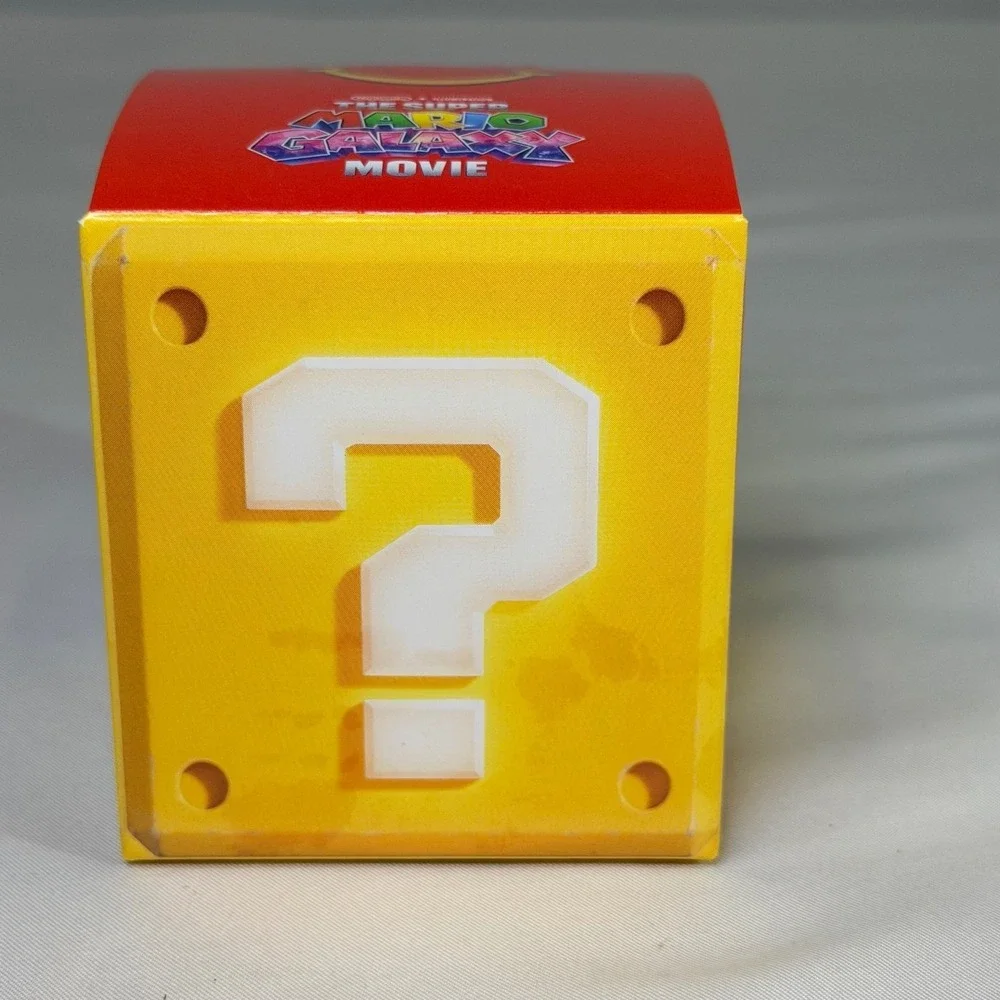 Super Mario Bros‎ Movie Luma Star Toy McDonald's 2023 Question Block Happy Meal